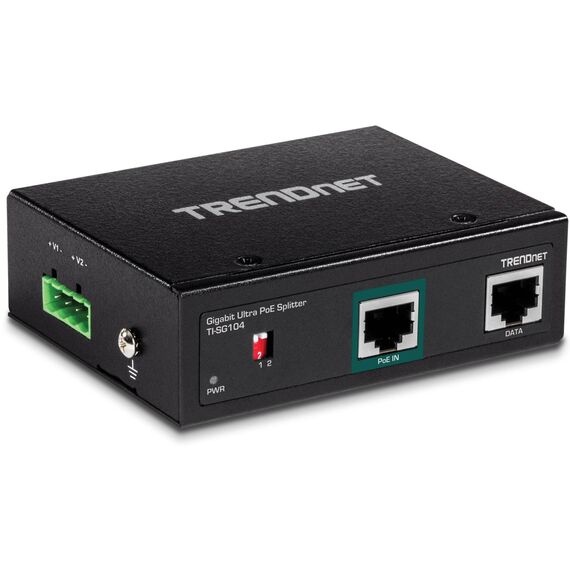 TRENDnet TI-SG104 Industrial PoE++ Splitter DIN-Rail