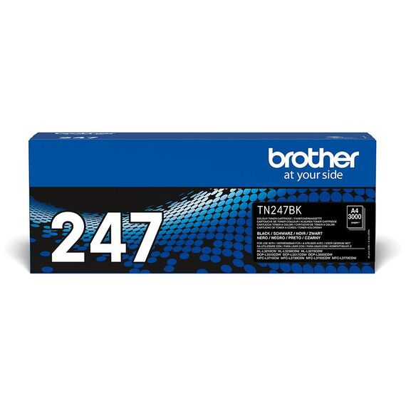 Brother TN-247BK Black High-Yield Toner, 3,000 Pages