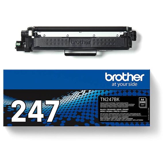 Brother TN-247BK Black High-Yield Toner, 3,000 Pages