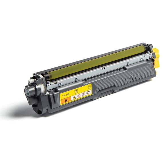 Brother TN-246Y Yellow High-Yield Toner, 2,200 Pages