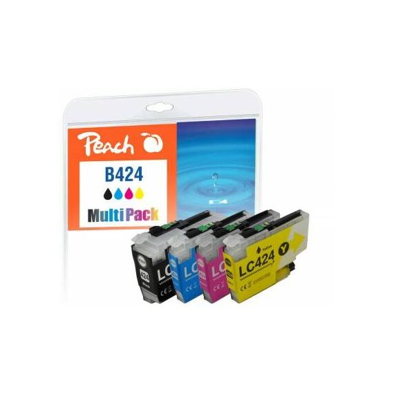 Peach LC-424 Compatible Ink Cartridge Multipack