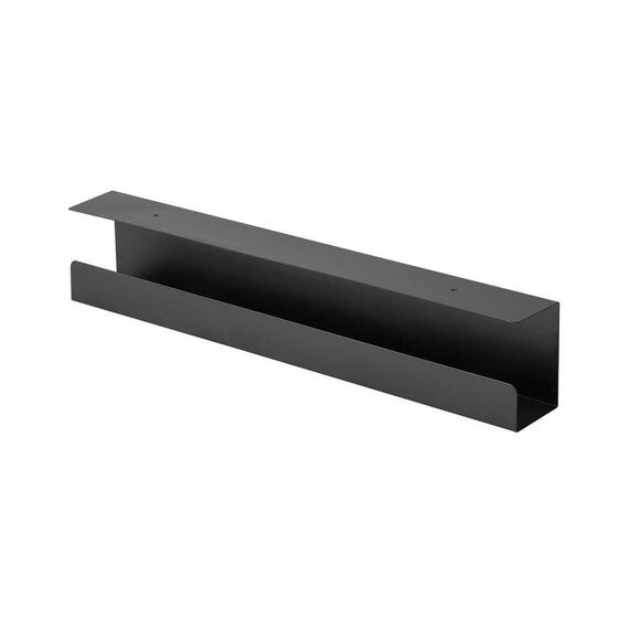 Equip 650863 Under-Desk Cable Management Tray, Black