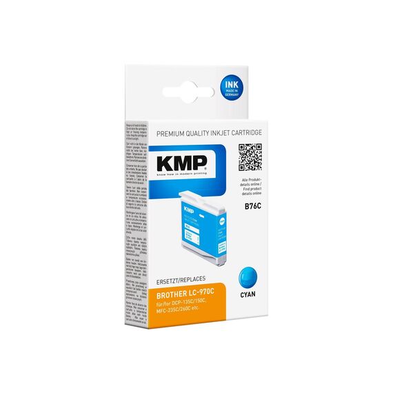 KMP B76C Cyan for Brother LC970C