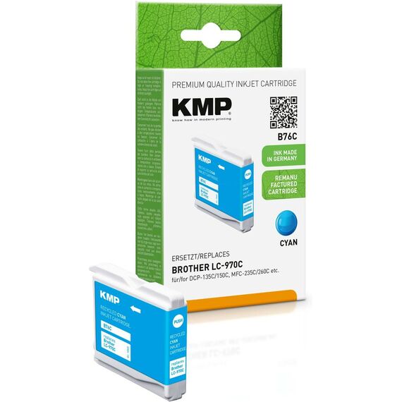 KMP B76C Cyan for Brother LC970C