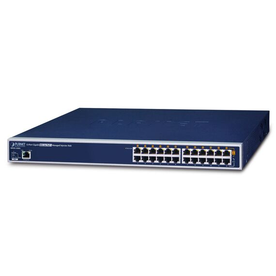 PLANET HPOE-1200G 12-Port Managed PoE+ Injector Hub