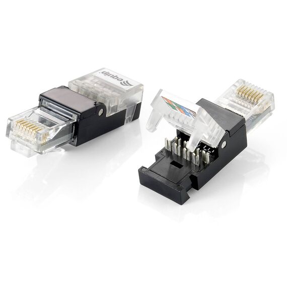 equip Tool-Free RJ45 Plug Cat5e UTP, Pack of 2