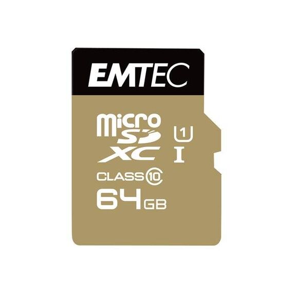 Emtec Elite Gold microSDXC 64GB Class 10 UHS-I U1