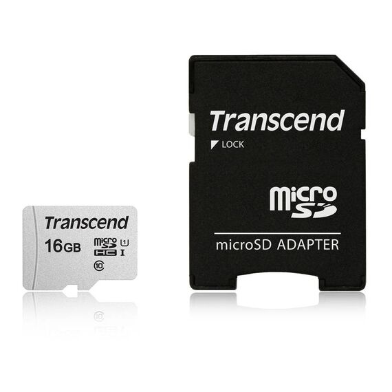 Transcend 300S microSDHC 16GB Card