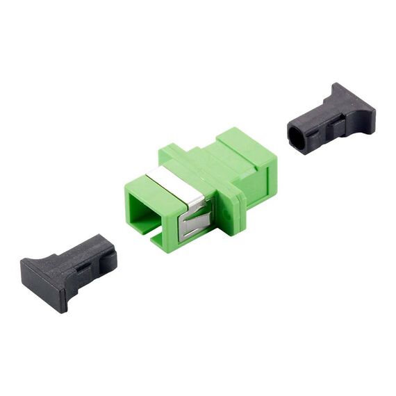 Equip 156144 Green SC APC Single Mode Simplex Fiber Coupler