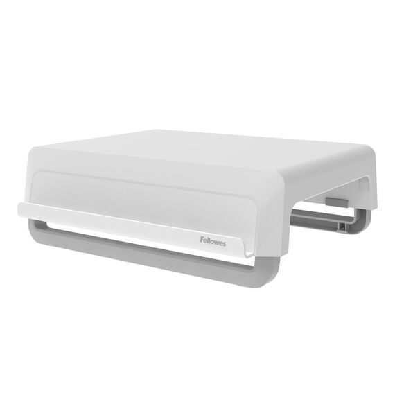 Fellowes Breyta 100016561 White Adjustable Monitor Stand