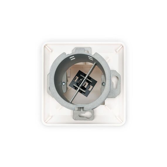 DIGITUS DN-93201 FTTH Flush Fibre Wall Outlet for SC LC Adapters, White