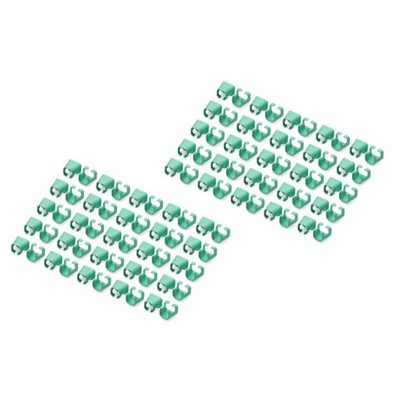 Digitus A-CC-G Green RJ45 Colour Clips, 100-Pack