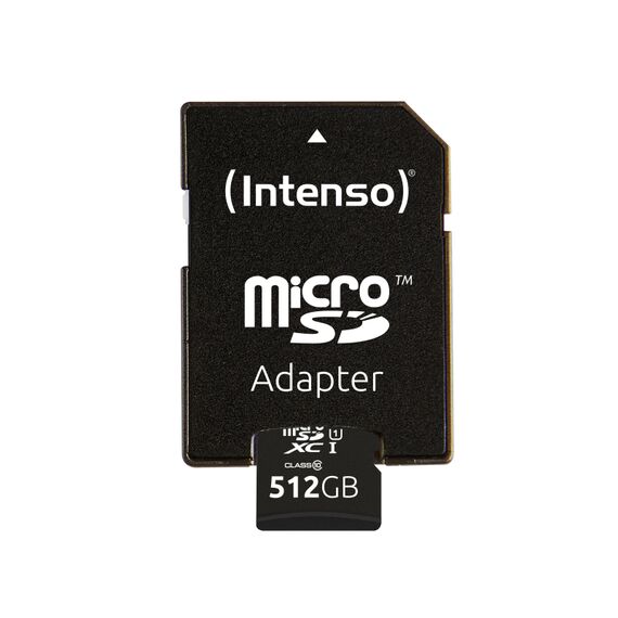 Intenso Premium 512GB microSDXC UHS-I U1 + SD Adapter