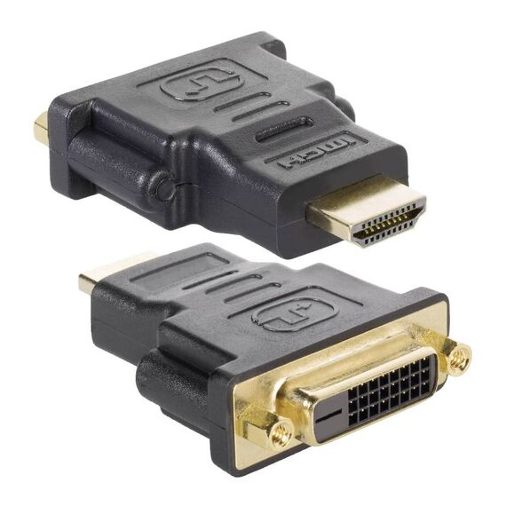 Techly HDMI Male to DVI-D Female Adapter, Black