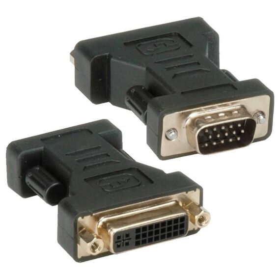 Techly DVI-I Female to VGA Male Analog Adapter, Grey