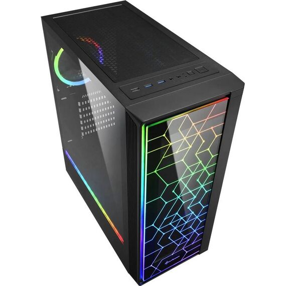 Sharkoon RGB LIT 100 ATX Mid Tower Case