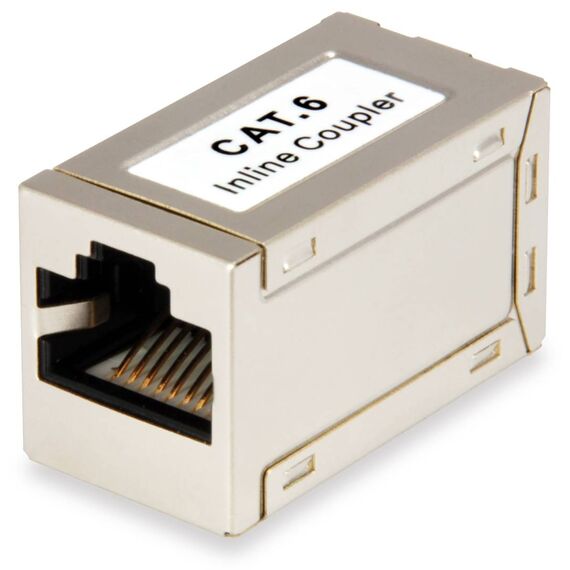 Equip Cat6 Shielded Inline Coupler RJ45 F/F