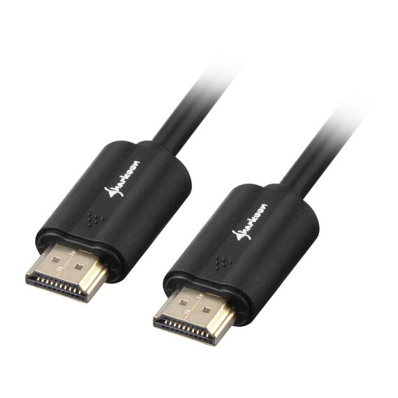 Sharkoon Black HDMI to HDMI 4K Cable 3m