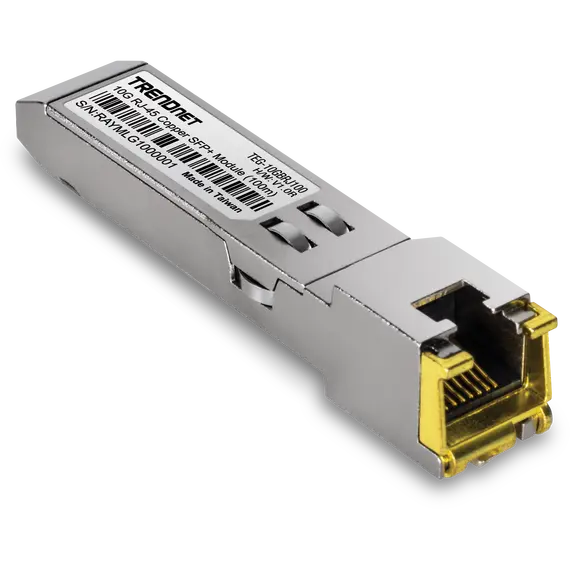 TRENDnet TEG-10GBRJ100 10Gbps RJ45 copper SFP+ module