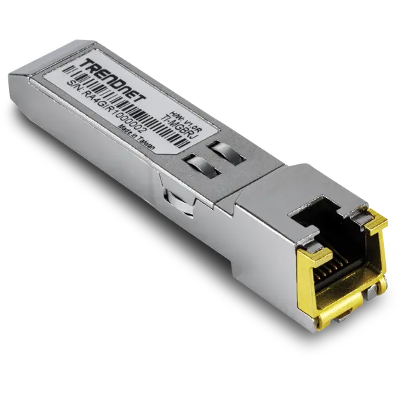TRENDnet TI-MGBRJ industrial Gigabit RJ45 copper SFP module