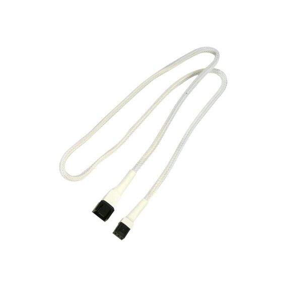 Nanoxia NX3PV30W White 30cm 3-Pin Fan Extension Cable