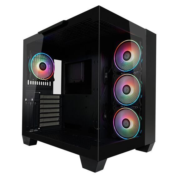 LC-Power 809B Dark Storm_X Mid Tower Case
