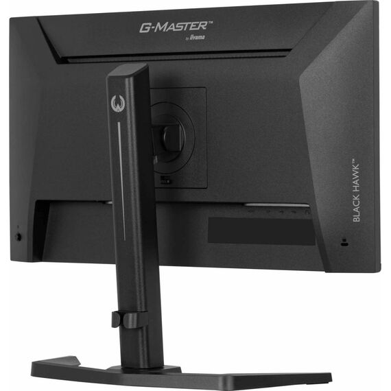 Black iiyama G-Master GB2441HSU-B1 23.8-inch IPS144Hz monitor with height-adjustable stand, front angle and rear views