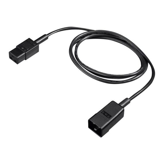 Rittal 7200217 IEC C20 to C19 1.8 m Power Cable Black
