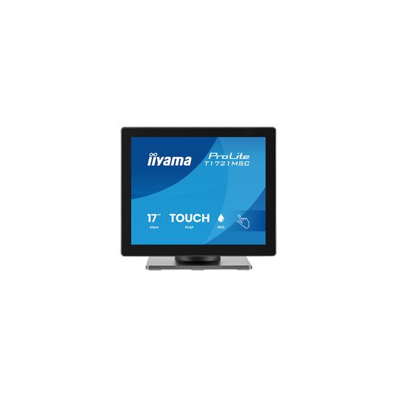 iiyama ProLite T1721MSC-B3 17-inch PCAP touchscreen monitor with adjustable stand