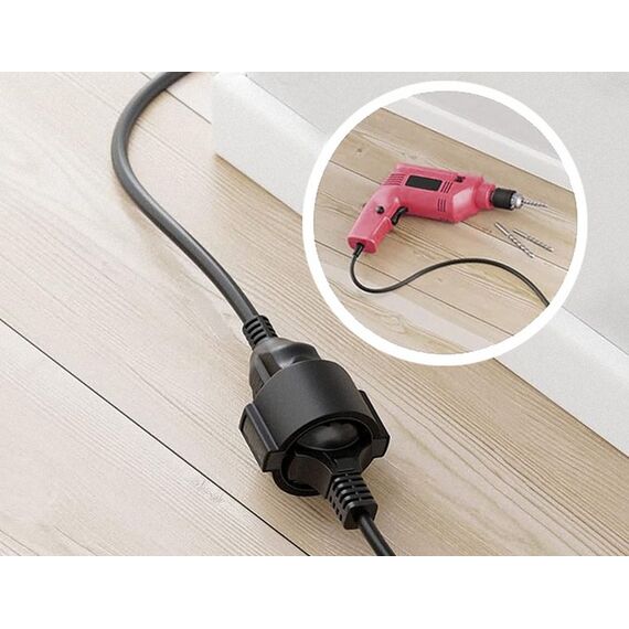 Equip 112181 CEE 7/7 to CEE 7/3 3 m Power Cable Black