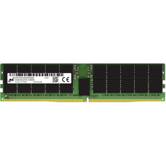 Micron MTC40F2046S1RC56BR DDR5 ECC Registered memory module