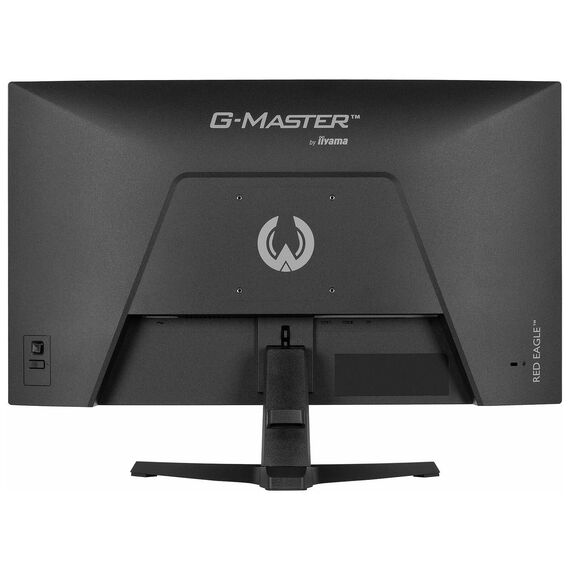 iiyama G2771HSU-B1 rear view, tilt stand and HDMI DisplayPort connections