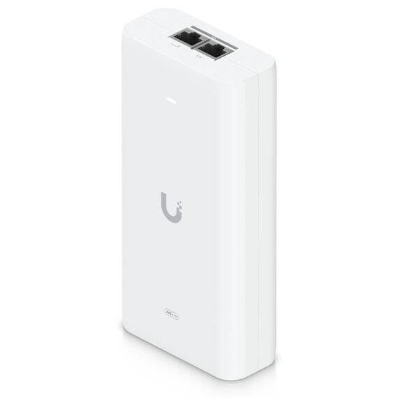 Ubiquiti UACC-PoE+++-10G adapter, angled front view