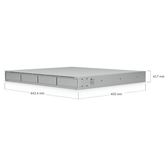 Ubiquiti UNAS Pro 4 chassis dimensions