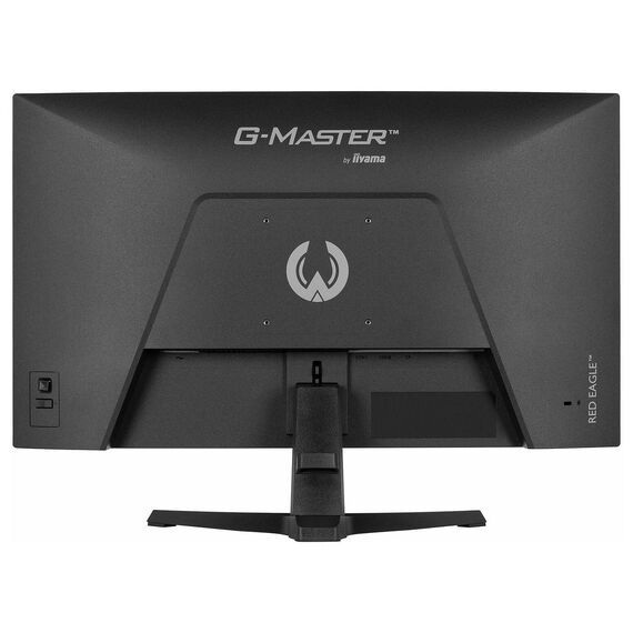 iiyama G2771HS-B1 rear view, tilt stand and HDMI DisplayPort connections
