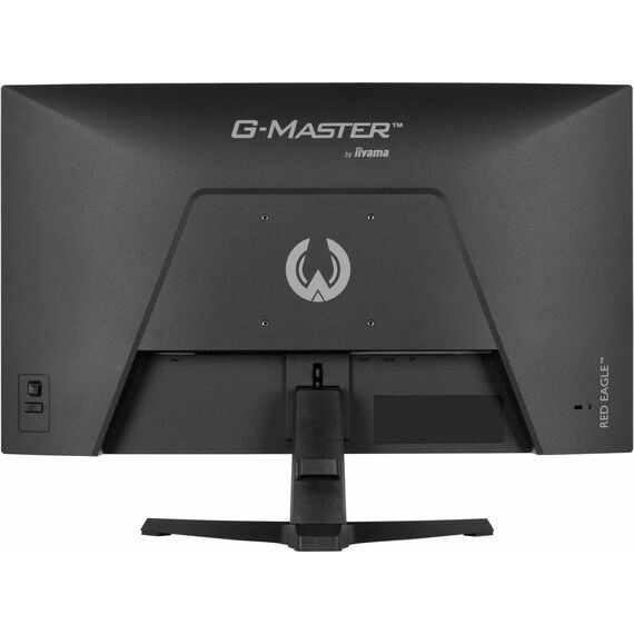 Rear view of iiyama G2771QS-B1 tilt-only stand, VESA mounting and HDMI/DP inputs without USB hub