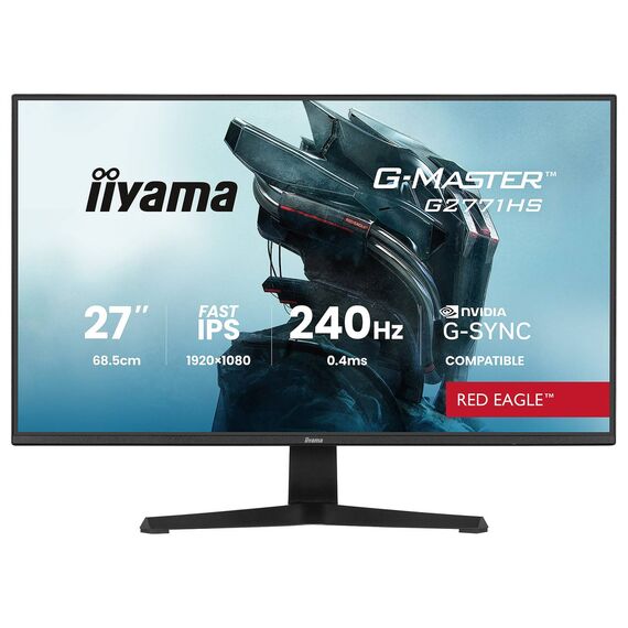 iiyama G2771HS-B1 27 inch Full HD 240 Hz gaming monitor, front view