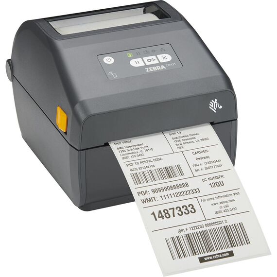 Zebra ZD421c ZD4A043-C0EE00EZ grey label printer