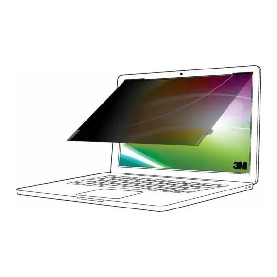 3M BPNMS003 application illustration; generic laptop shown separately and not included