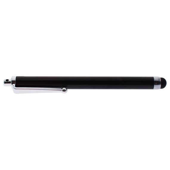 2GO 795071 black capacitive stylus with soft tip and silver-coloured clip