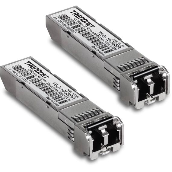TRENDnet 10GBASE-SR SFP+ Multi-Mode LC Module 2-Pack