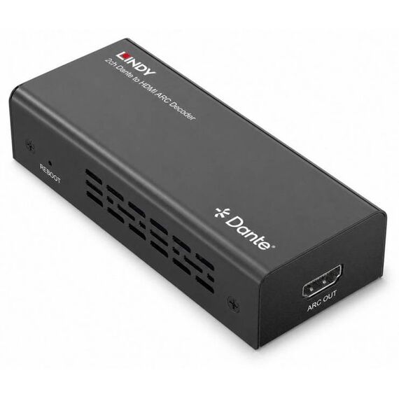 Lindy 2-Channel Dante to HDMI ARC Decoder