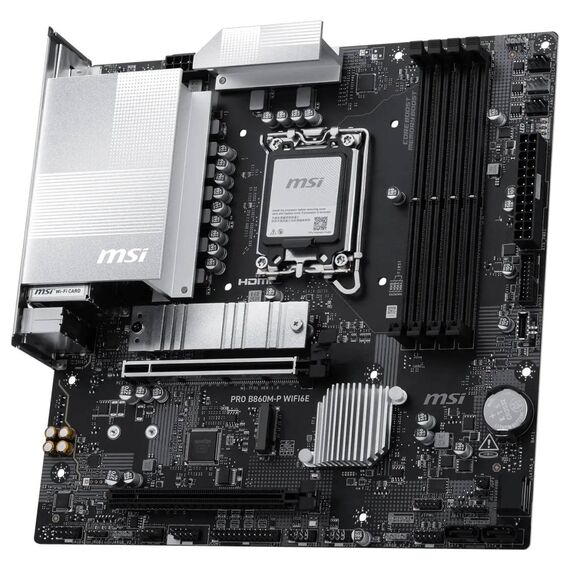 MSI PRO B860M-P WIFI6E LGA1851 mATX DDR5 Motherboard