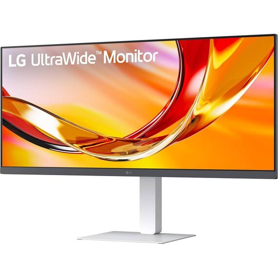 LG UltraWide 34BF550B-W 34-Inch White IPS Monitor with Adjustable Stand