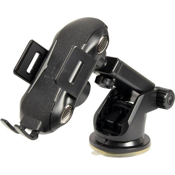 Inter-Tech MTH-100 88885534 Black Qi Car Charging Phone Holder