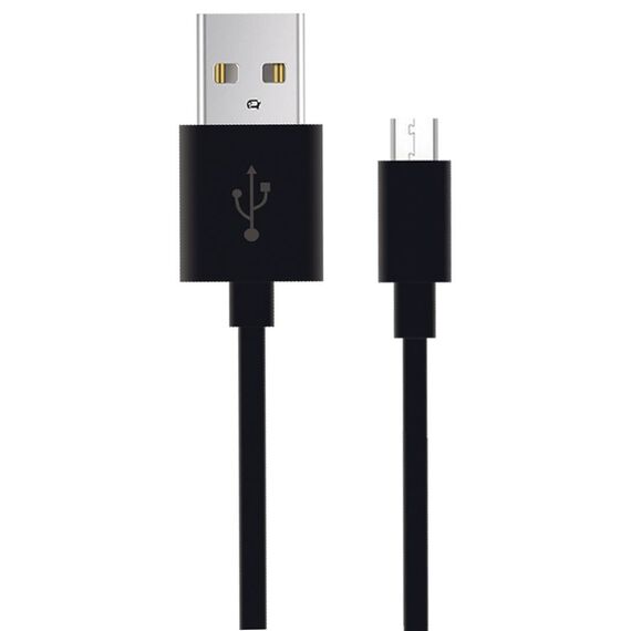 2GO 795201 black USB-A to Micro-USB cable with straight connectors