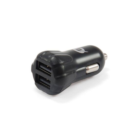 Conceptronic CUSBCAR2AKIT 10W Dual USB-A Car Charger and Air Vent Phone Holder, Black