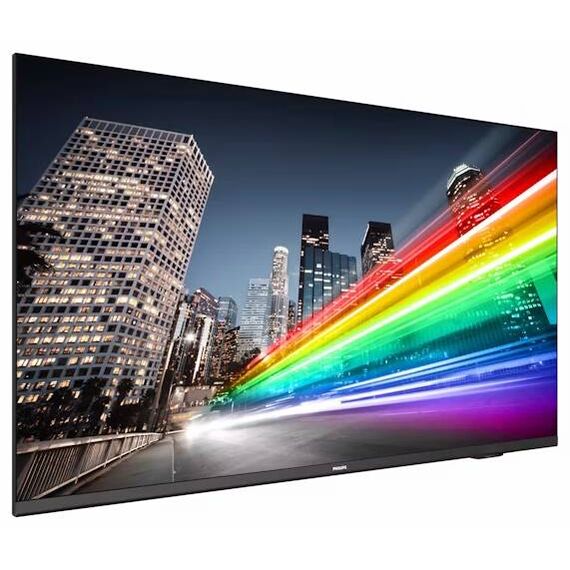Philips B-Line 43BFL2214/12 angled front view; screen artwork is illustrative