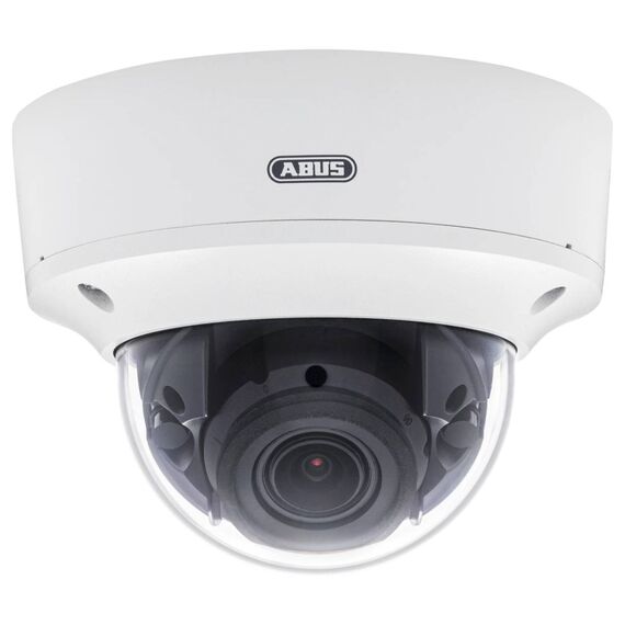 ABUS 8 MP IP Dome, 2.8–12 mm Motor Zoom, White