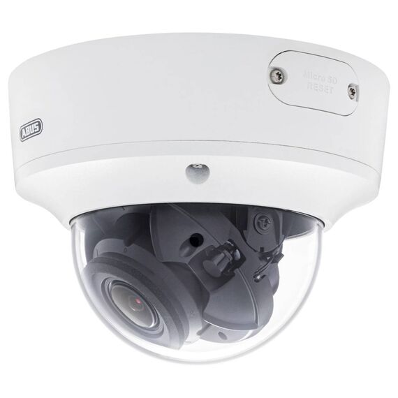 ABUS 8 MP IP Dome, 2.8–12 mm Motor Zoom, White
